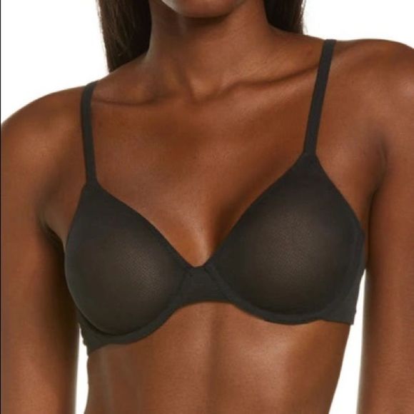 SKIMS
Mesh Underwire Bra In Onyx - Picture 2 of 5